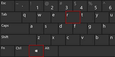 windows+r